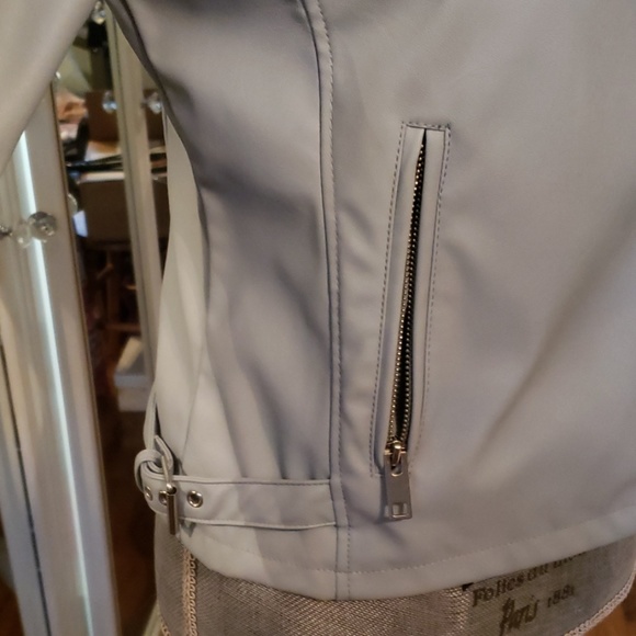 NWOT Faux Leather MOTO Jacket - Picture 2 of 6